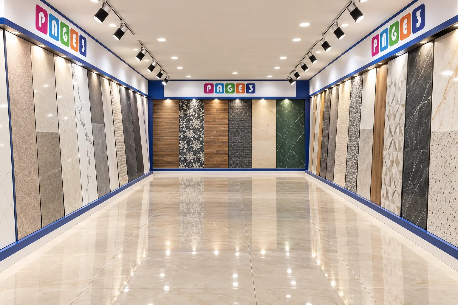 Page 3 के Tiles का नज़दीकी display