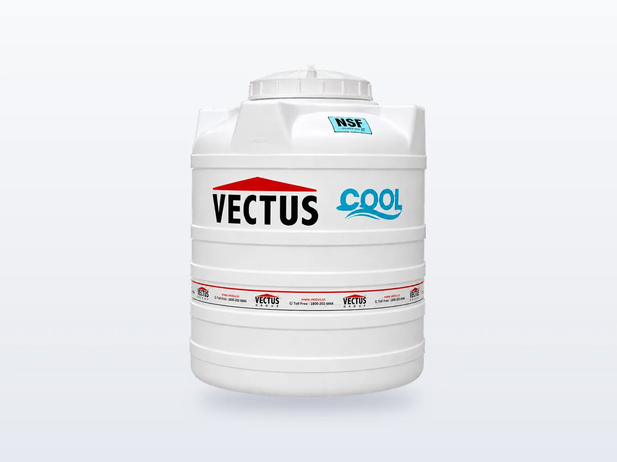 सफ़ेद Vectus Cool overhead Water Tank